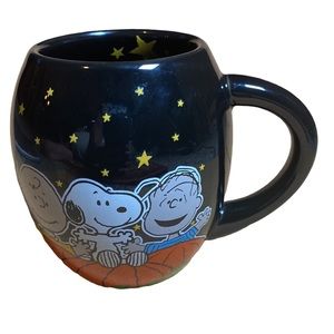 Peanuts Charlie Brown Snoopy Linus It’s The Great Pumpkin Coffee Tea Mug